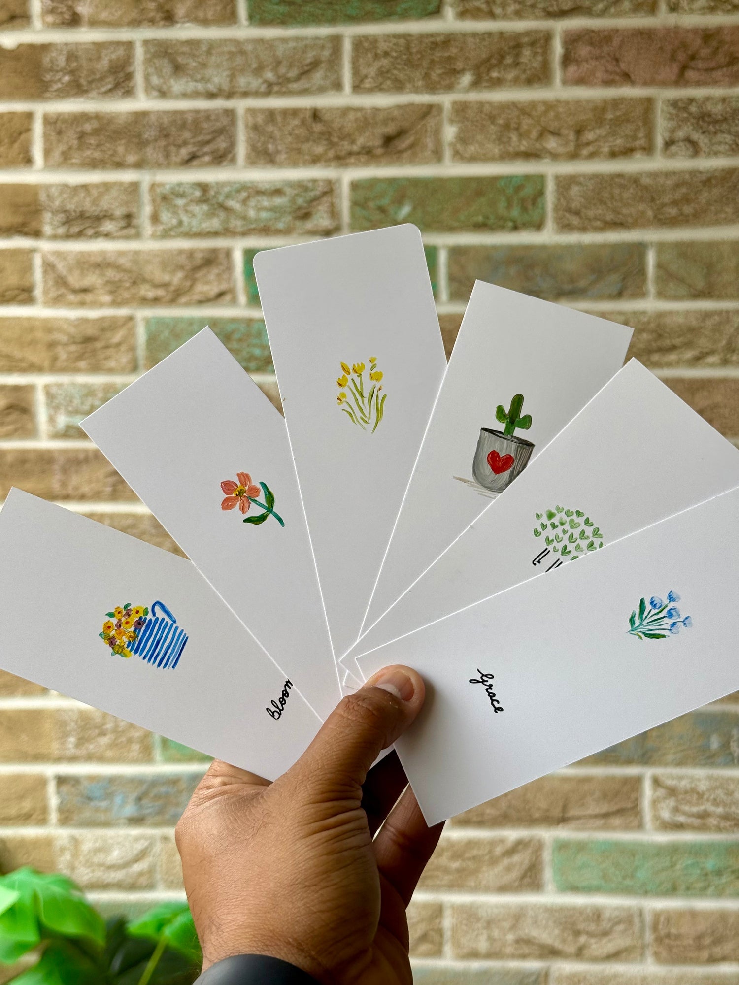 Hand Painted Bookmarks