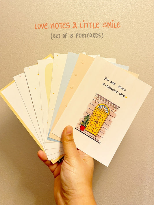 Love Notes & Little Smiles – Postcard Bundle (Set of 8)